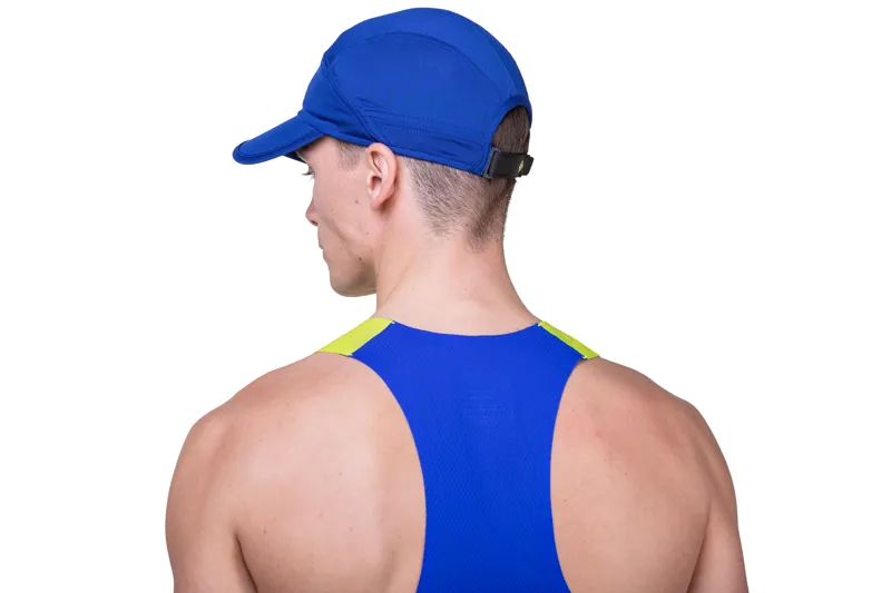 Ronhill Air-Lite Split Cap in Ocean/Citrus-2