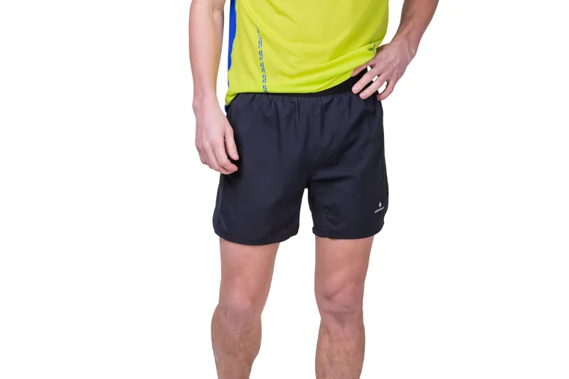 Ronhill Tech 5-inch Men's Running Short in All Black-2