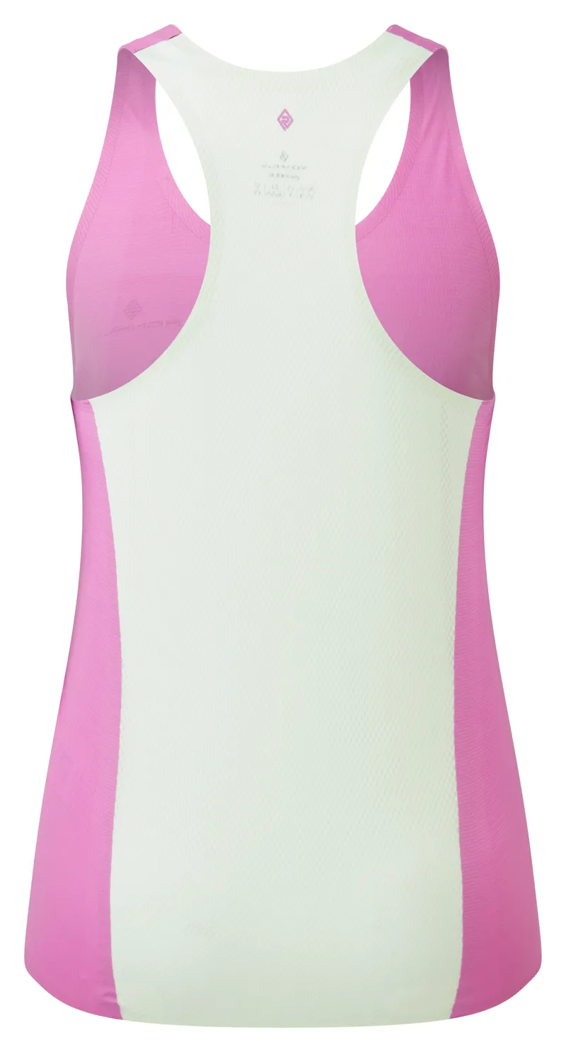 Ronhill Tech Race Women's Running Vest in Fuchsia/Honeydew-1