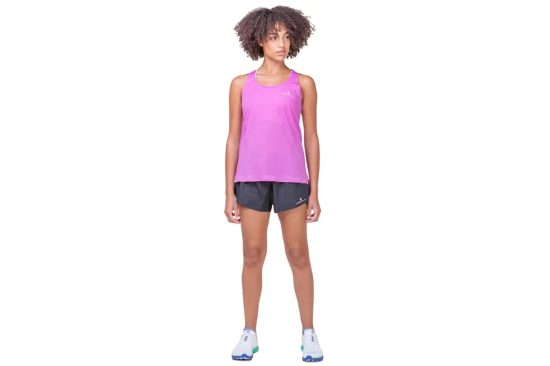Ronhill Tech Race Women's Running Vest in Fuchsia/Honeydew-4