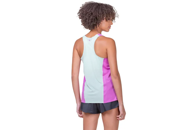 Ronhill Tech Race Women's Running Vest in Fuchsia/Honeydew-3