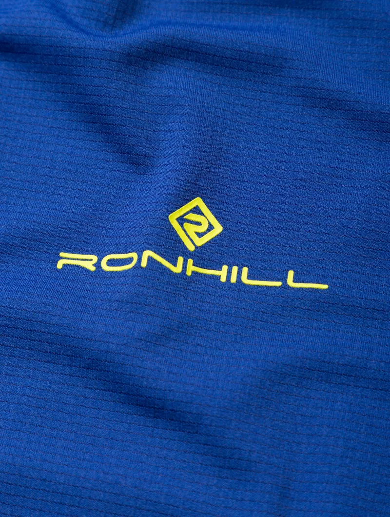 Ronhill Tech Race S/S Men's Running T-Shirt in Ocean/Azurite-7