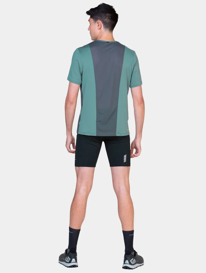 Ronhill Tech 1/2 Zip S/S Men's Tee in Monolith/Artemis-3