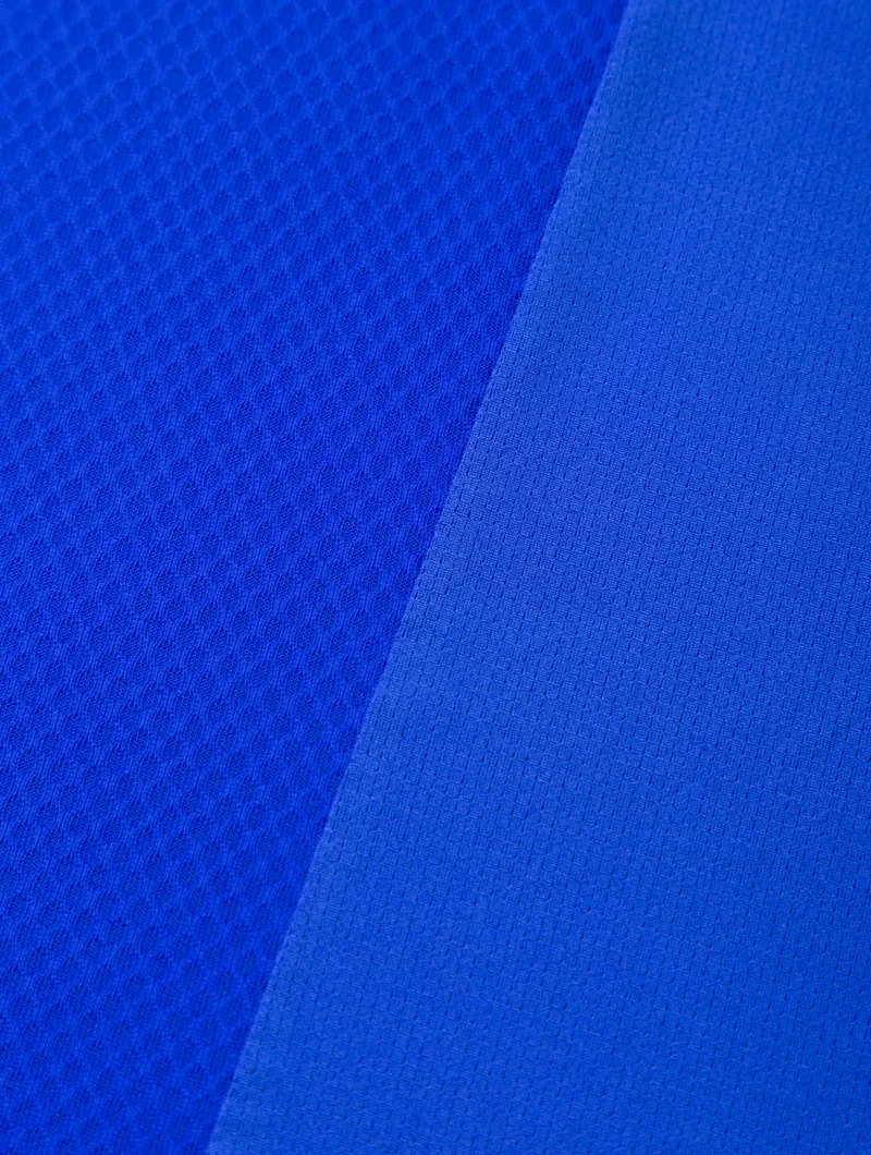 Ronhill Tech 1/2 Zip S/S Men's Tee in Azurite/Citrus-8