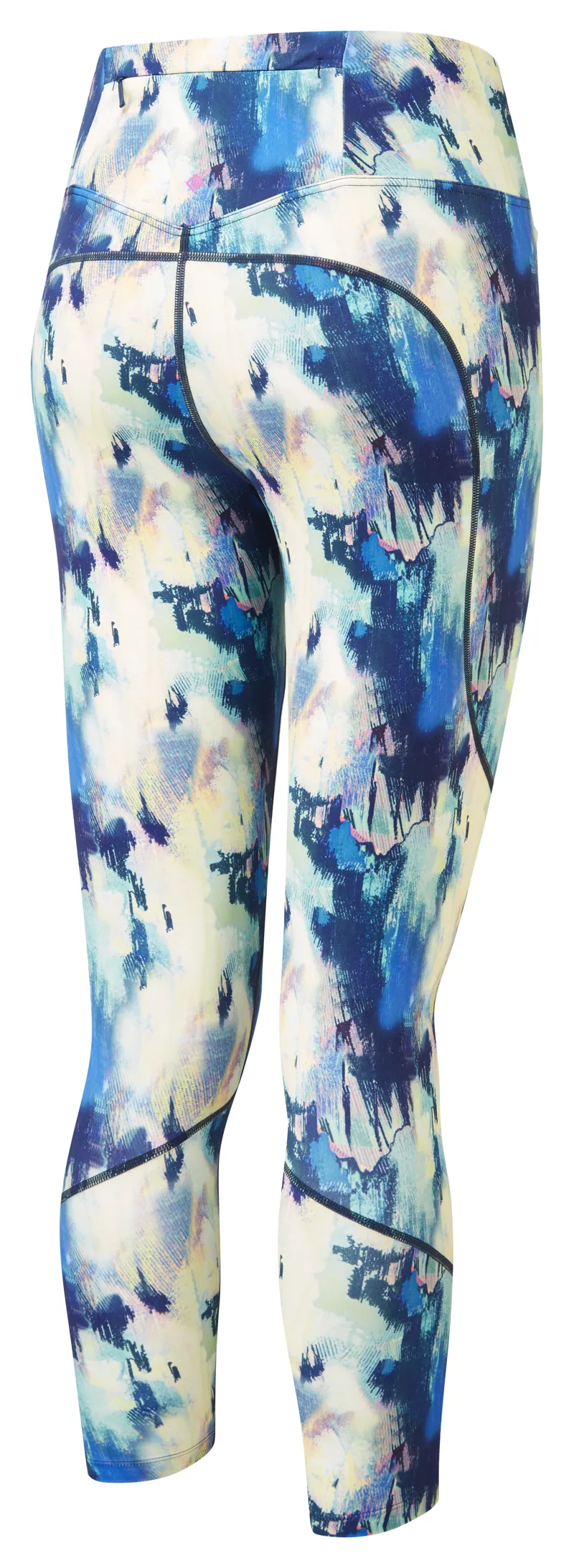 Ronhill Tech Crop Women's Tight in Multi Illusion-1