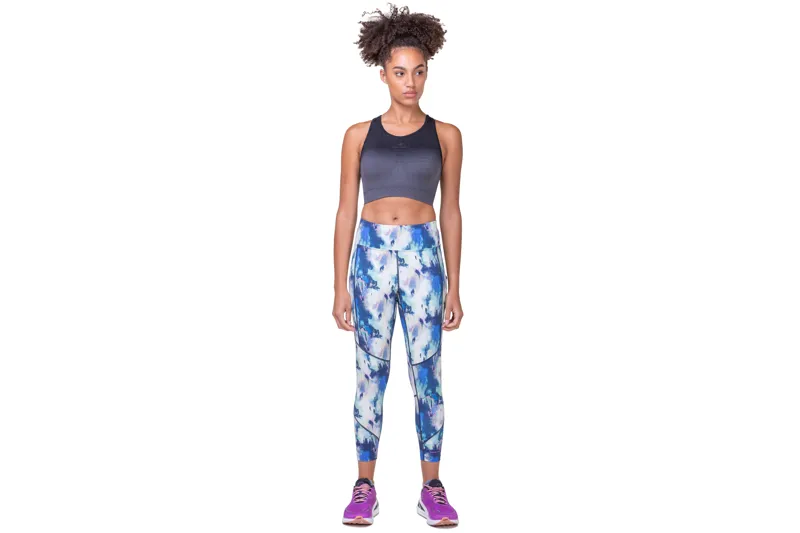 Ronhill Tech Crop Women's Tight in Multi Illusion-2