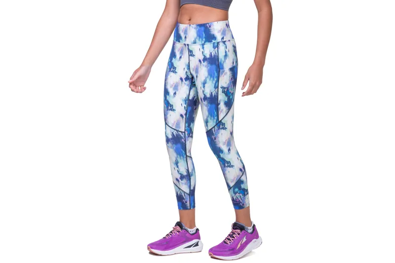Ronhill Tech Crop Women's Tight in Multi Illusion-3