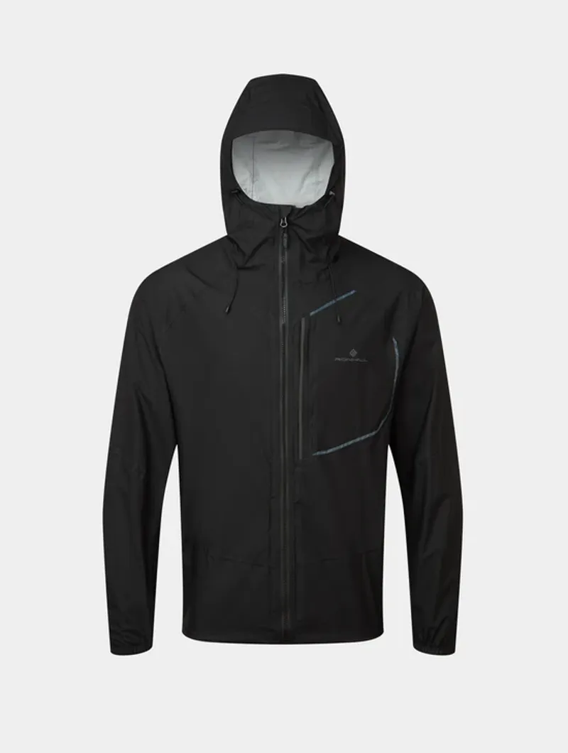 Ronhill Tech Fortify Men's Waterproof Jacket in Black 