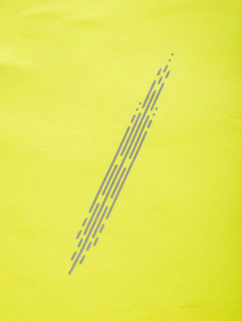 Ronhill Tech Reflect 1/2 Zip Men's Running Base-Layer in Fluo Yellow/Reflect-9