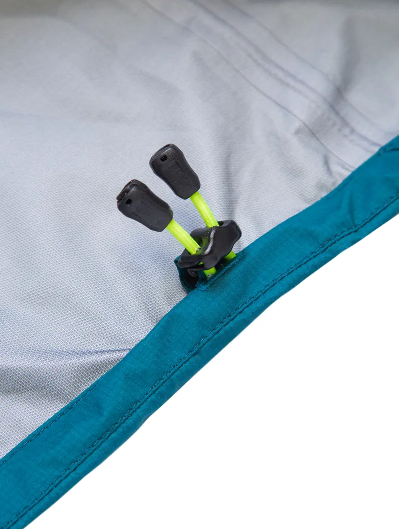 Ronhill Tech Gore-Tex Mercurial Men's Waterproof Running Jacket in Deep Teal/Acid-7