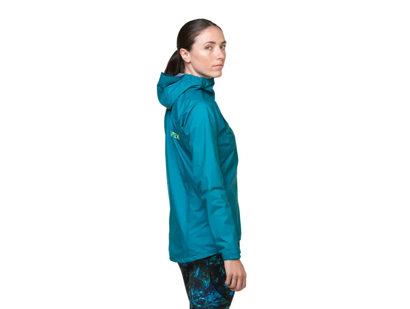 Ronhill Tech Gore-Tex Mercurial Women's Waterproof Running Jacket in Marine/Acid-4