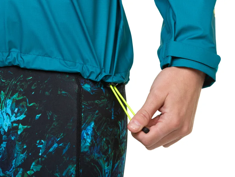 Ronhill Tech Gore-Tex Mercurial Women's Waterproof Running Jacket in Marine/Acid-9