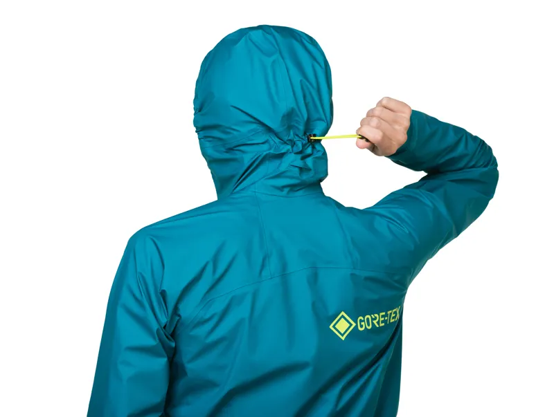 Ronhill Tech Gore-Tex Mercurial Women's Waterproof Running Jacket in Marine/Acid-6