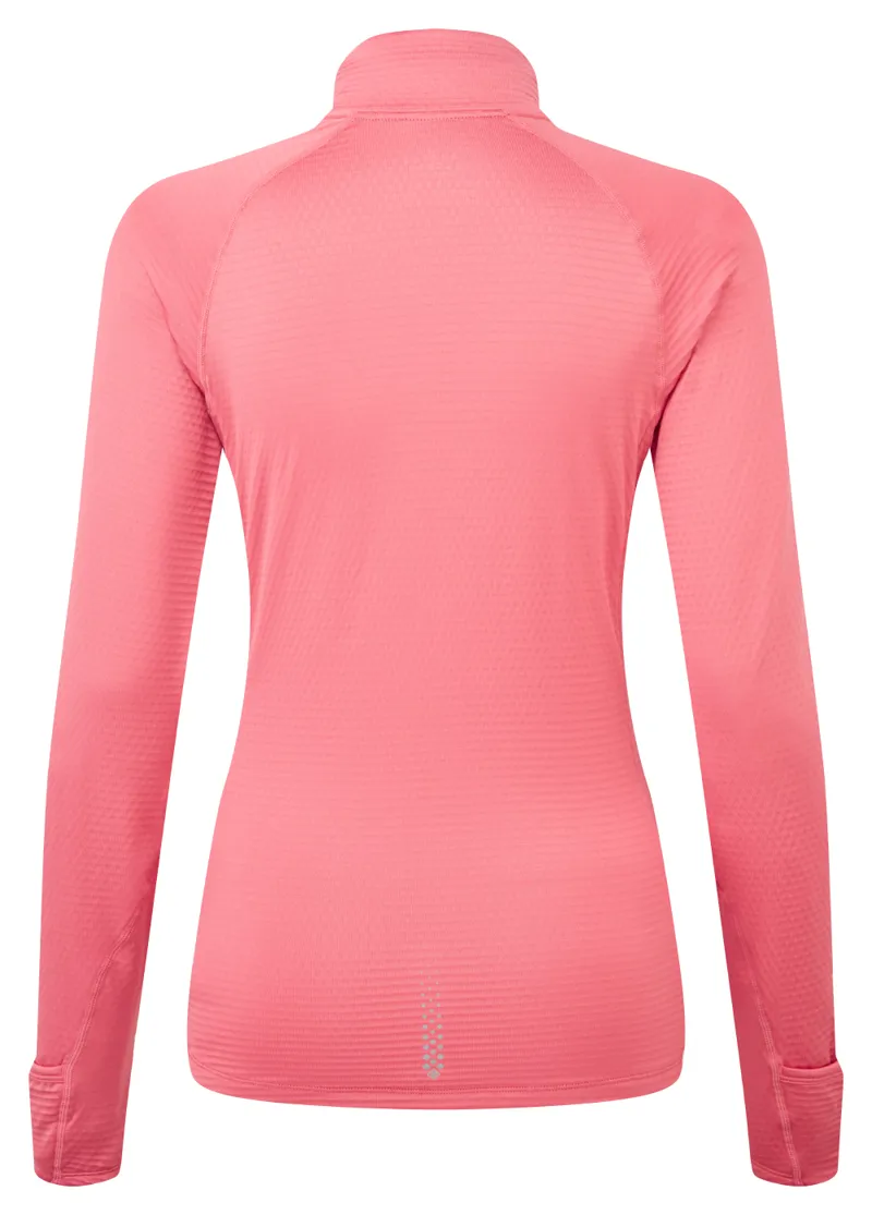 Ronhill Tech Winter 1/2 Zip Women's Running Mid-Layer in Salsa/Mango-1