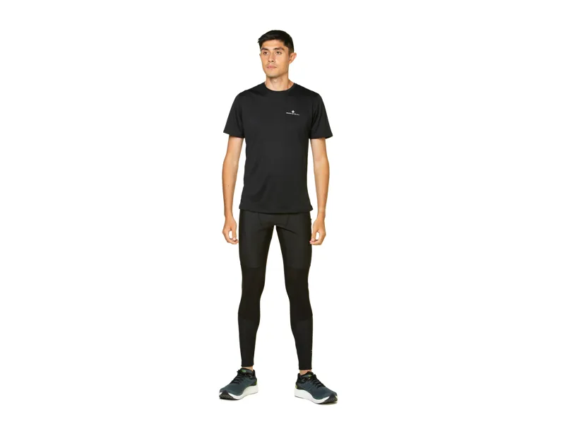 Ronhill Tech Gore-Tex Windstopper Men's Running Tights in All Black-6