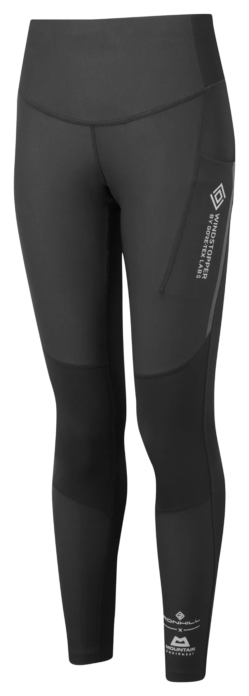 Ronhill Tech Gore-Tex Windstopper Women's Running Tights in All Black