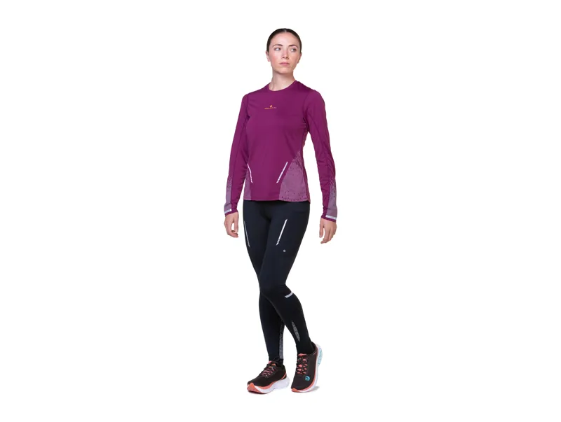 Ronhill Tech Reflect Women's Running Tight in Black/Reflect-2