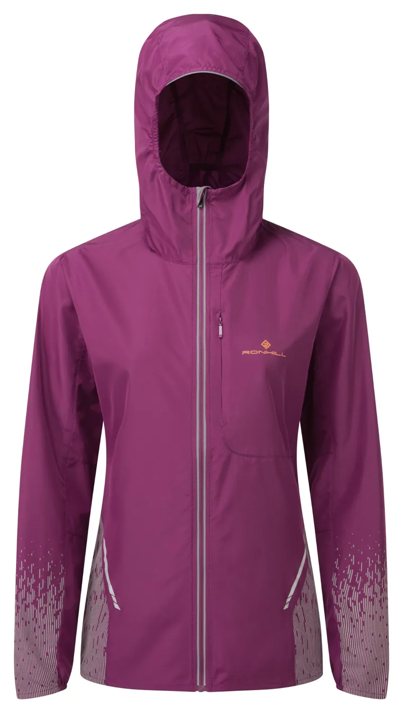 Ronhill Tech Reflect Women's Running Jacket in Marine/Reflect