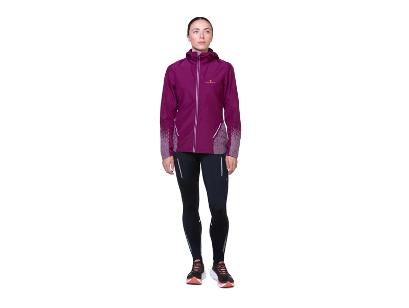 Ronhill Tech Reflect Women's Running Jacket in Marine/Reflect-8