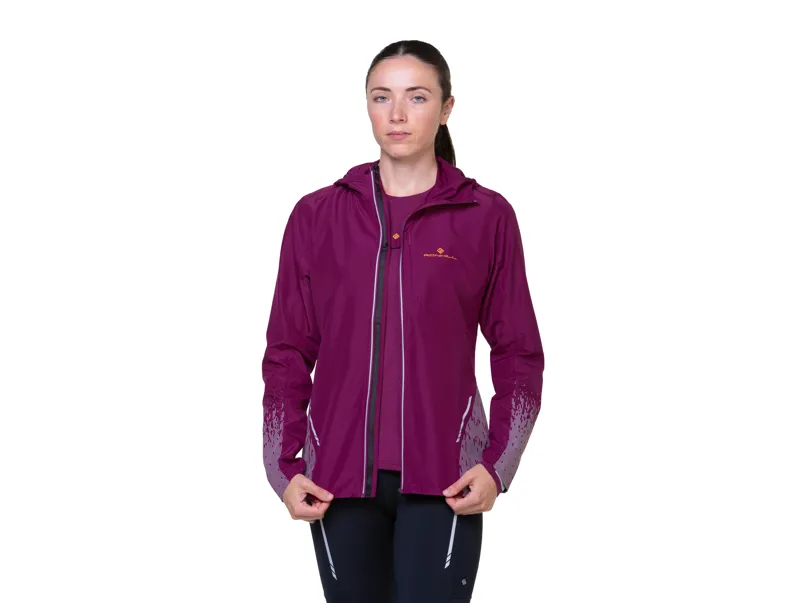 Ronhill Tech Reflect Women's Running Jacket in Marine/Reflect-2