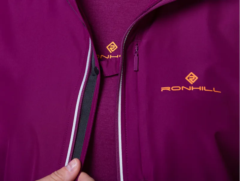 Ronhill Tech Reflect Women's Running Jacket in Marine/Reflect-7