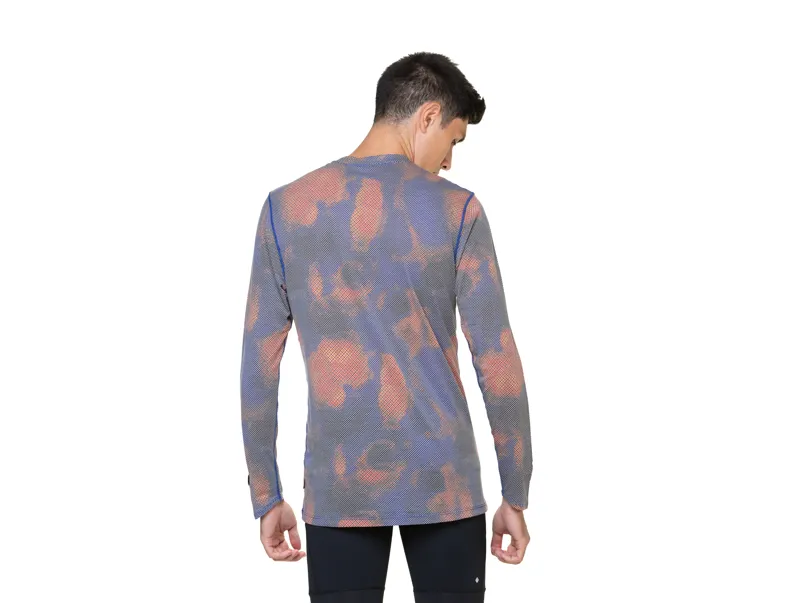 Ronhill Tech Golden Hour Men's Long Sleeve T-Shirt in Ocean Night Spectrum-3