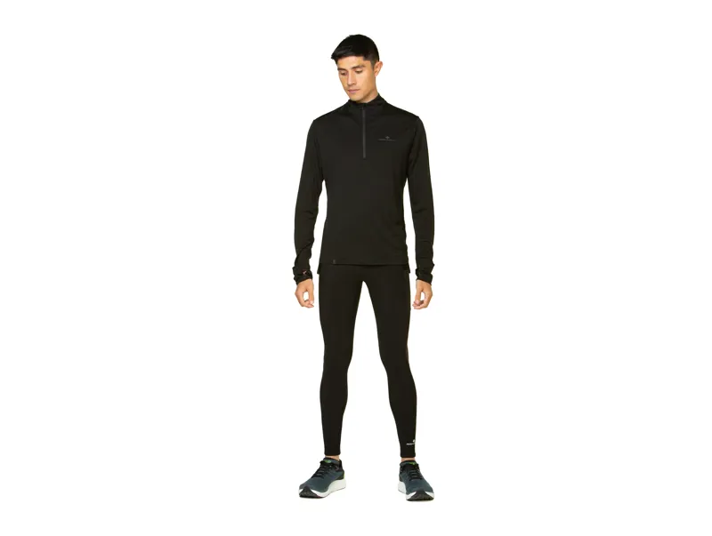 Ronhill Tech Winter Men's Running Tight in All Black-4