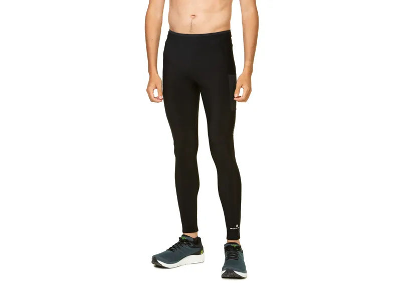 Ronhill Tech Winter Men's Running Tight in All Black-2