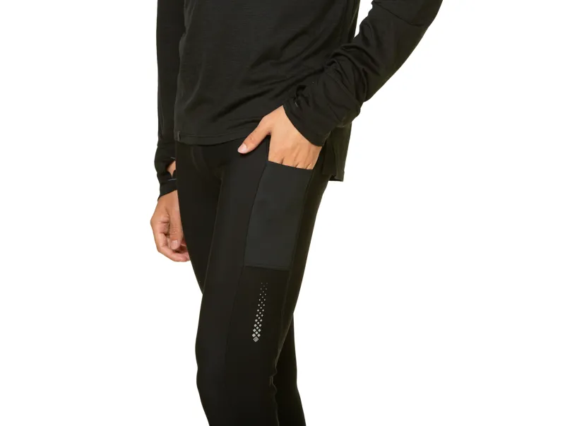 Ronhill Tech Winter Men's Running Tight in All Black-6
