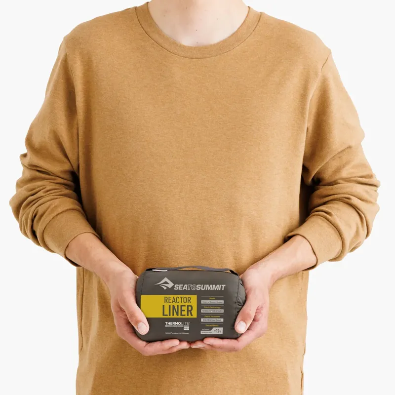 Sea to Summit Reactor Standard Sleeping Bag Liner in Black -1