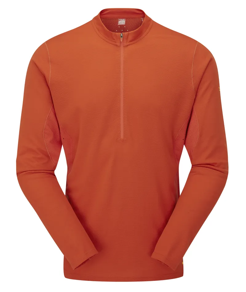 Rab Ridgeline LS Tee Men's Running Baselayer Firecracker