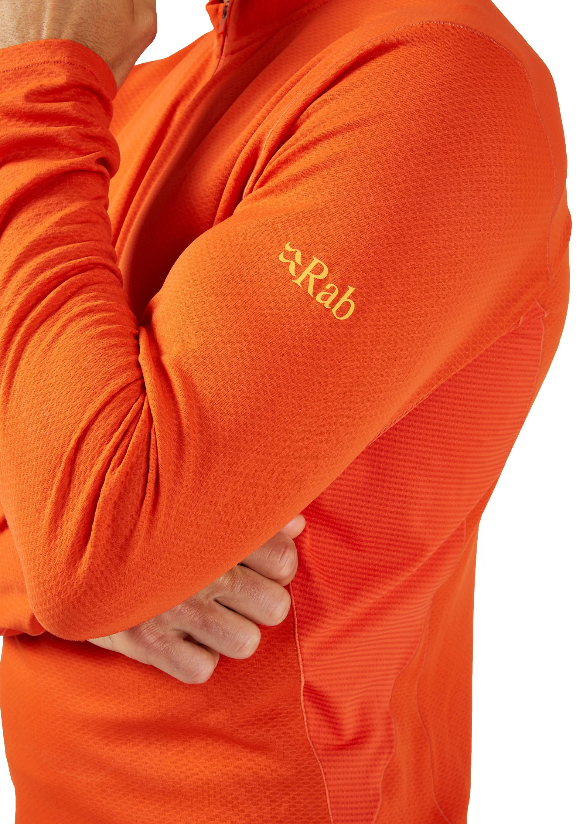 Rab Ridgeline LS Tee Men's Running Baselayer Firecracker