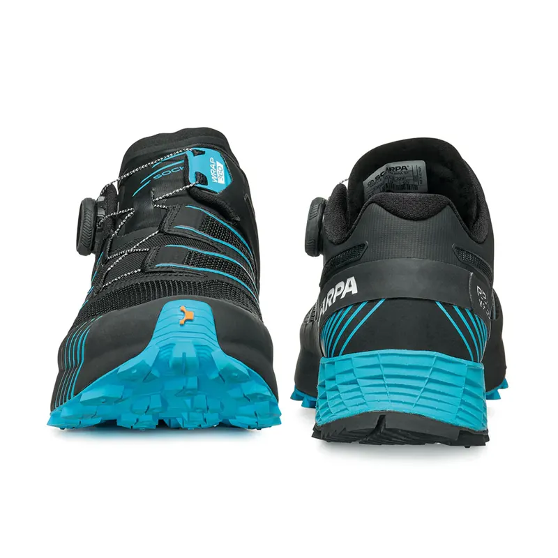 Scarpa Ribelle Run Kalibra ST Men's Trail/Fell Running Shoe in Black/Azure-4