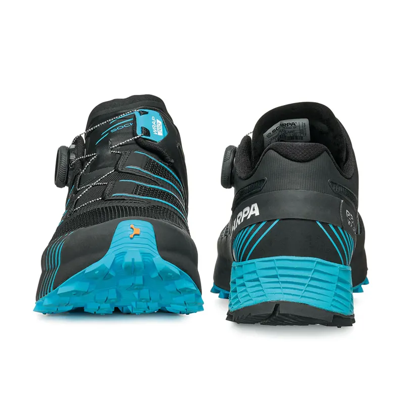 Scarpa Ribelle Run Kalibra ST Women's Trail Running Shoe in Black/Azure-3