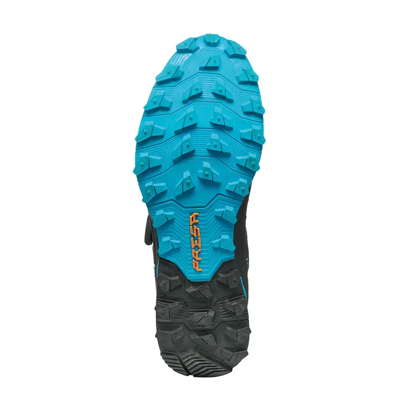 Scarpa Ribelle Run Kalibra ST Women's Trail Running Shoe in Black/Azure-1