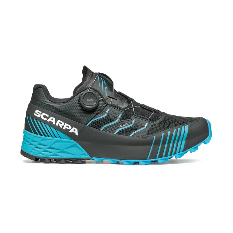 Scarpa Ribelle Run Kalibra ST Men's Trail/Fell Running Shoe in Black/Azure