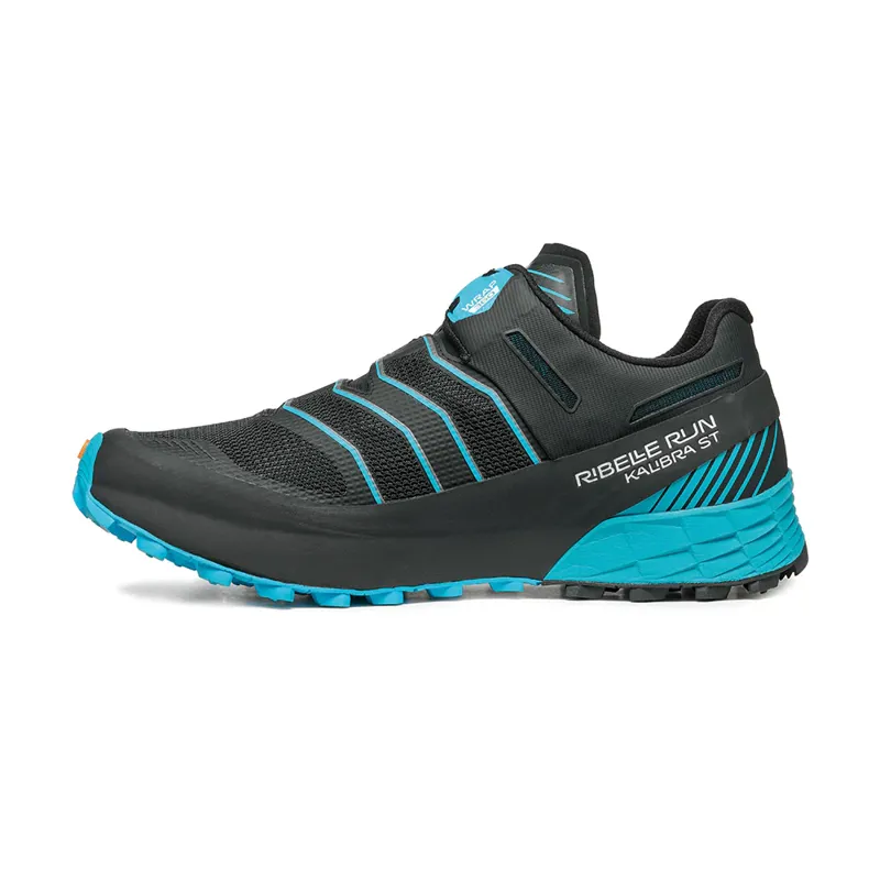 Scarpa Ribelle Run Kalibra ST Women's Trail Running Shoe in Black/Azure-4
