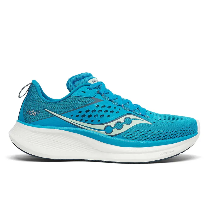 Saucony Ride 17 Women's Road Running Shoe in Viziblue/Mirage