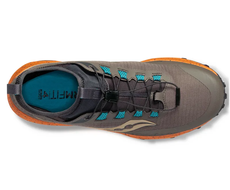 Saucony Peregrine 13 ST Men's Trail/Fell Running Shoe in Umber/Basalt-2