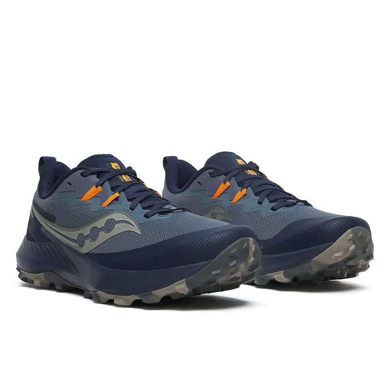 Saucony Peregrine 14 Men's Trail Running Shoes in Dusk/Navy-5