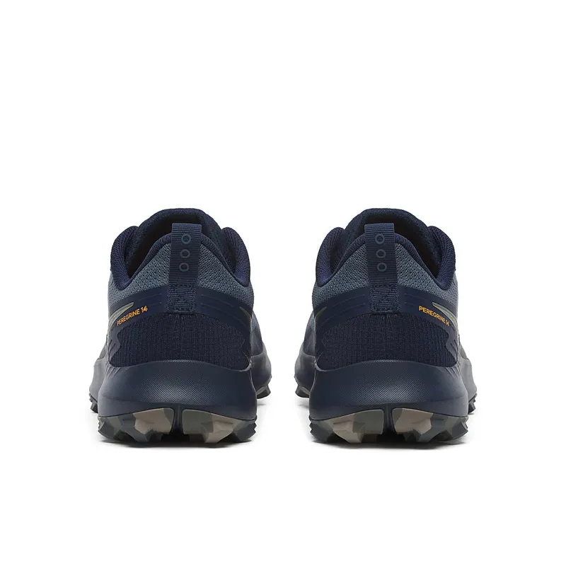 Saucony Peregrine 14 Men's Trail Running Shoes in Dusk/Navy-4
