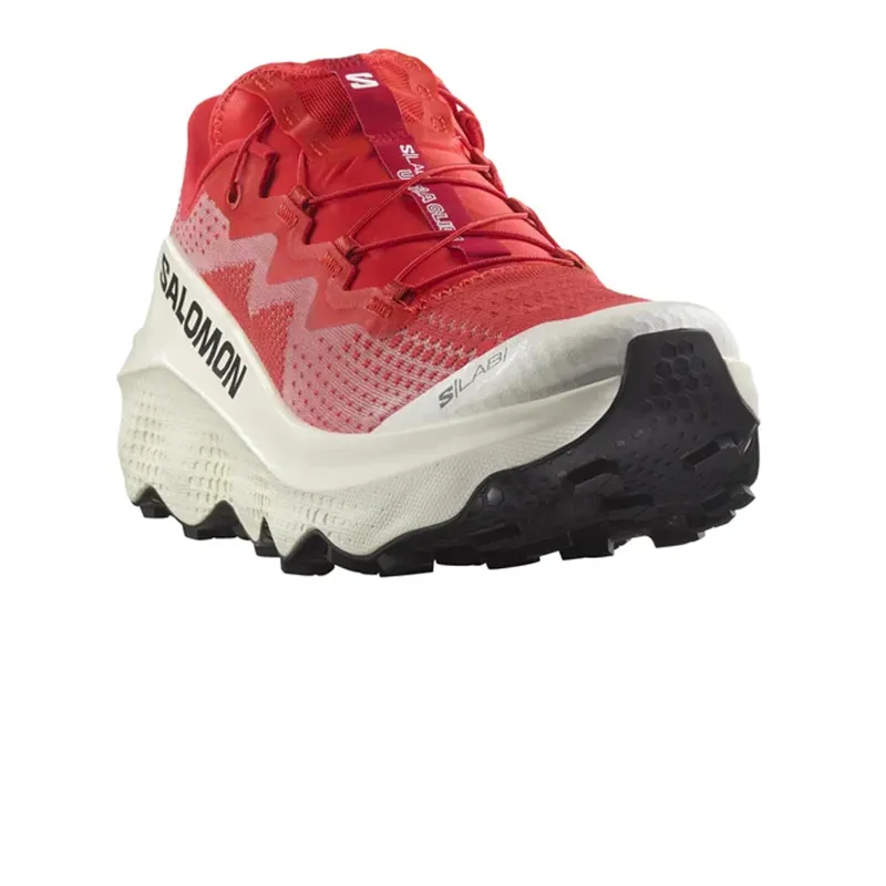 Salomon S/LAB Ultra Glide Unisex Trail Running Shoe in Fiery Red/Pompeian Red/Vanilla Ice-5