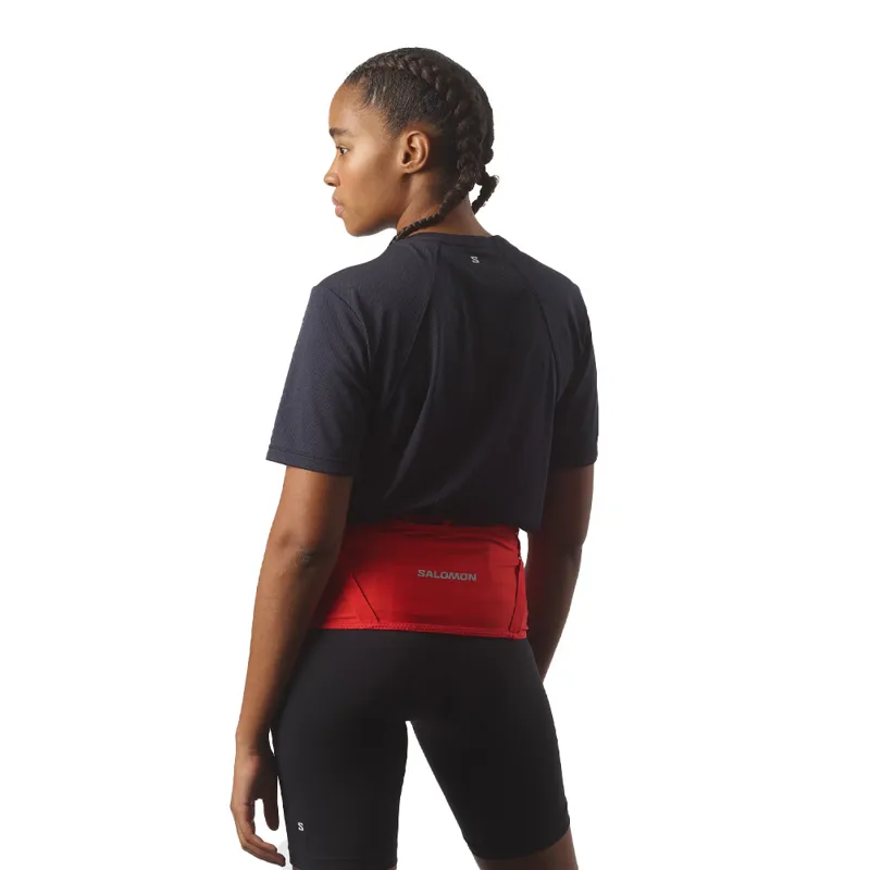 Salomon High Pulse Unisex Waist Belt in High Risk Red/Black -3