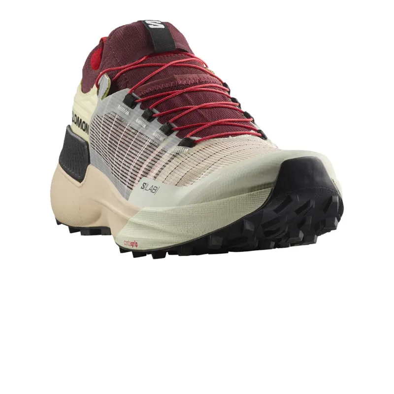 Salomon S/LAB Genesis Unisex Trail Running Shoe in Vanilla Ice/Decadent Chocolate/Black-4