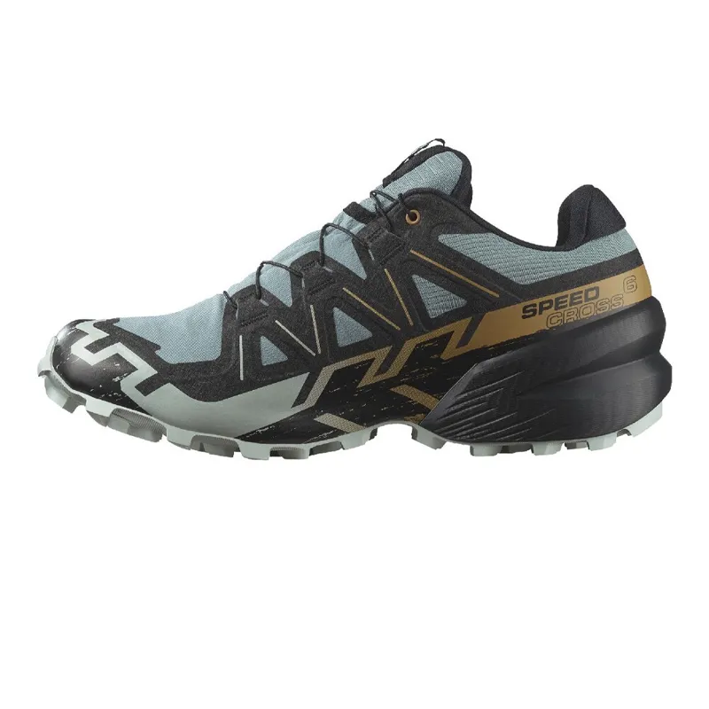 Salomon Speedcross 6 GTX  Men's Trail Running Shoe in Trooper/Black/Wood Thrush-2