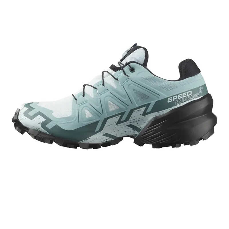 Salomon Speedcross 6 GTX Women's Trail Running Shoe in Ballad Blue/Black/Tourmaline-2