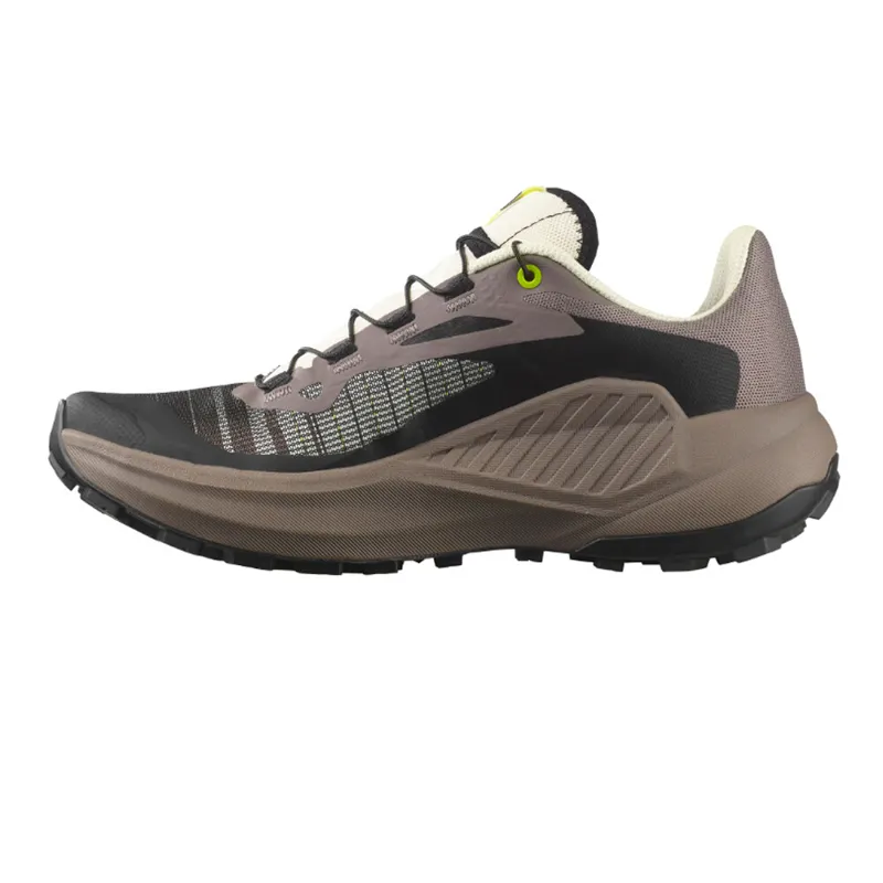 Salomon Genesis Women's Trail Running Shoe in Iron/Vanilla Ice/Cyclamen-2