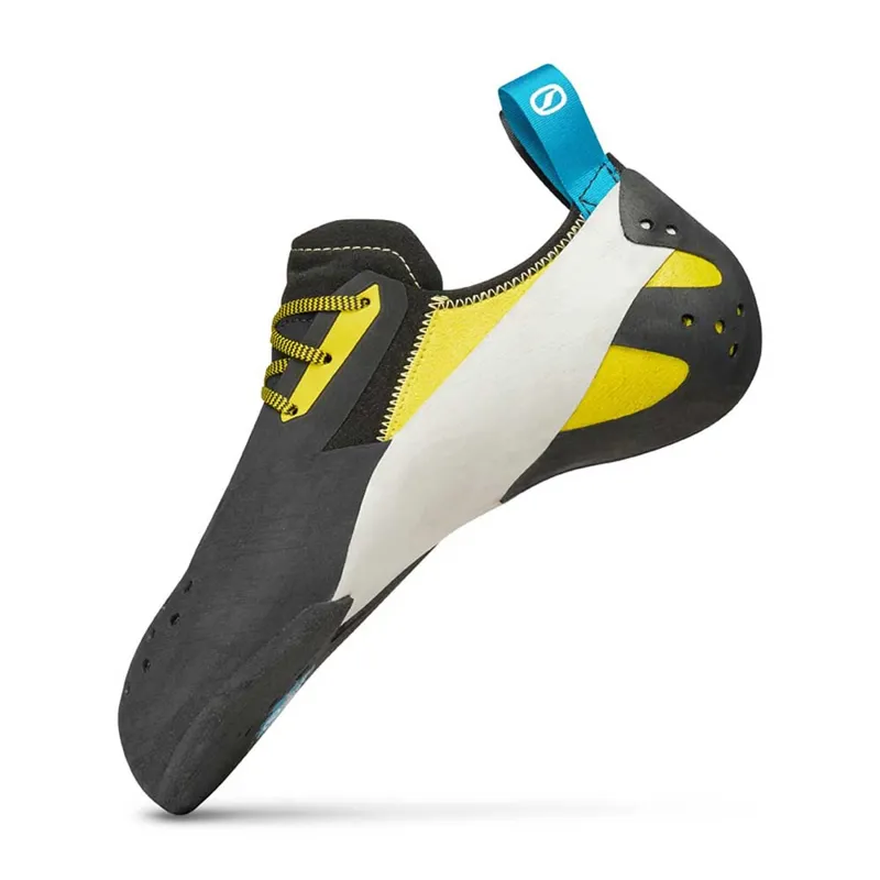 Scarpa Veloce Lace Men's Climbing Shoe in Black/Yellow-3