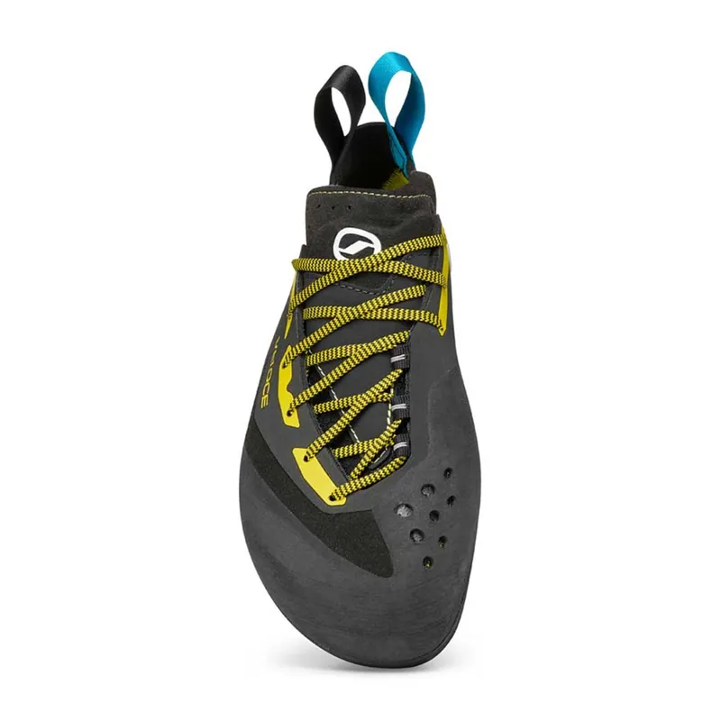 Scarpa Veloce Lace Men's Climbing Shoe in Black/Yellow-1