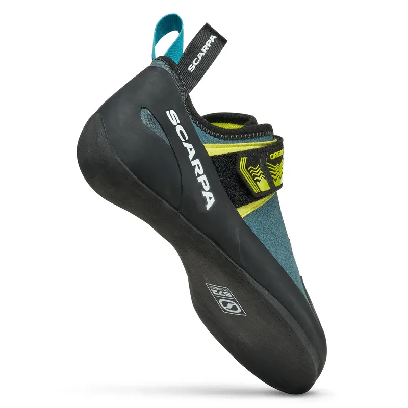 Scarpa Origin VS Climbing Shoe in Petrol/Lime-4